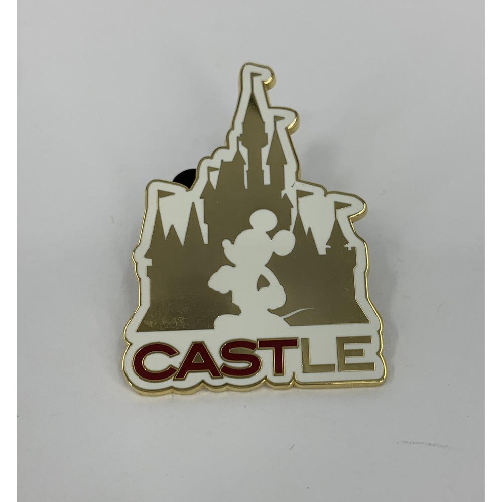 WDW Cast Member Exclusive Castle Disney Official Trading Pin Mickey Gold